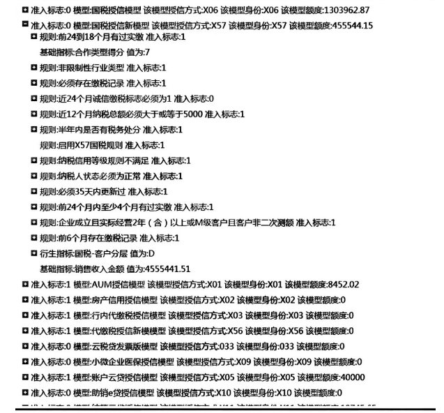 建行惠懂你查档模型