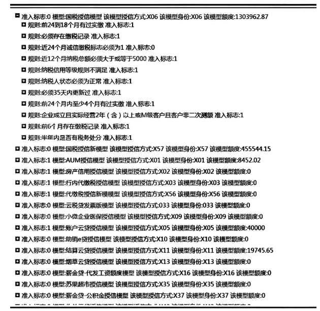 建行惠懂你查档模型