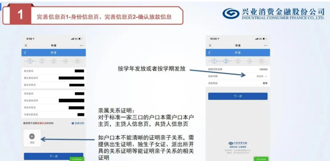 兴业消金兴才贷申请操作流程