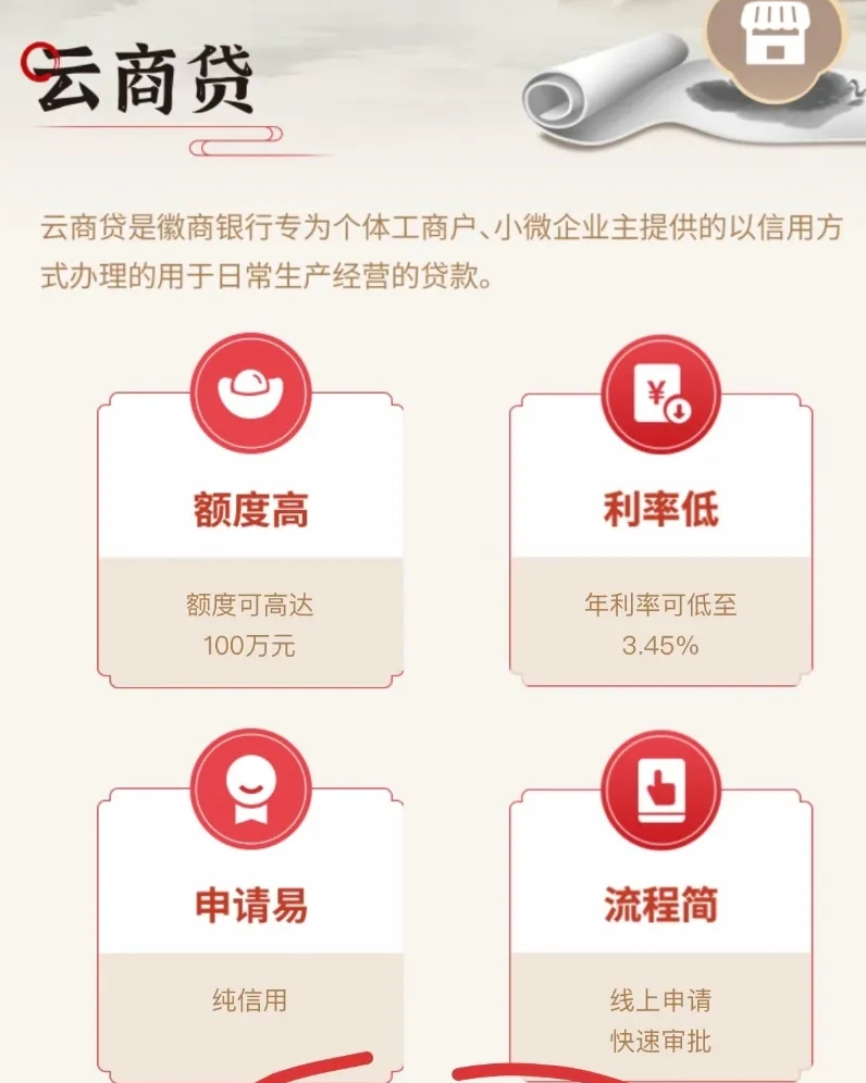 徽商银行云商贷