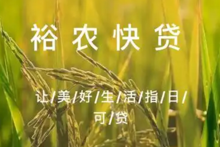 建行裕农快贷
