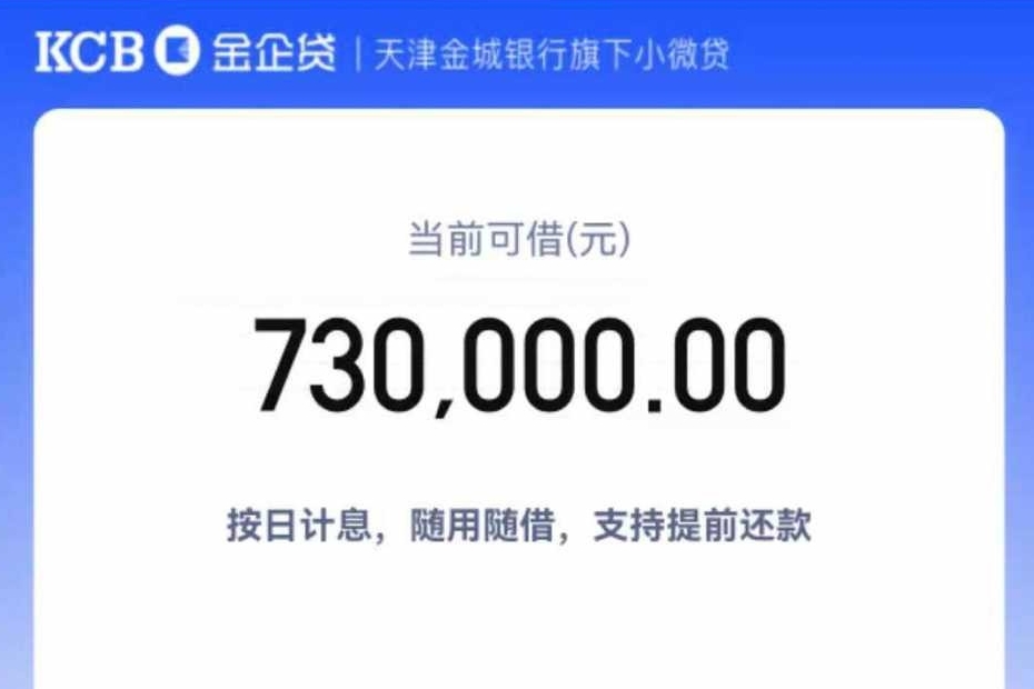 金城金企贷