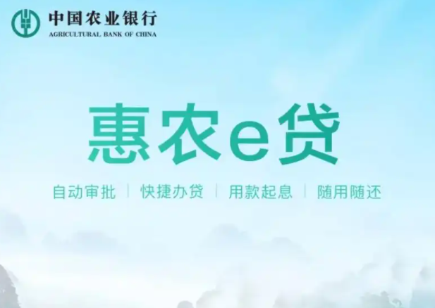 农业银行惠农e贷