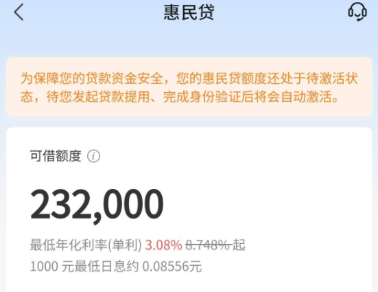 交通银行惠民贷