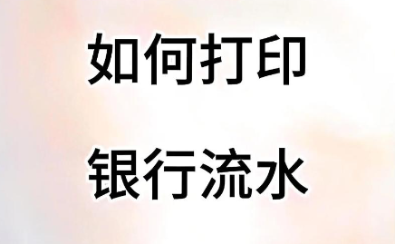银行流水