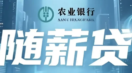 农业银行随薪贷审批要多久？农行随薪贷申请流程介绍