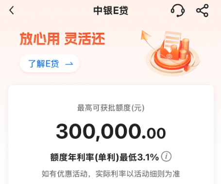 中银e贷怎么提款？中银e贷申请流程和注意事项须知