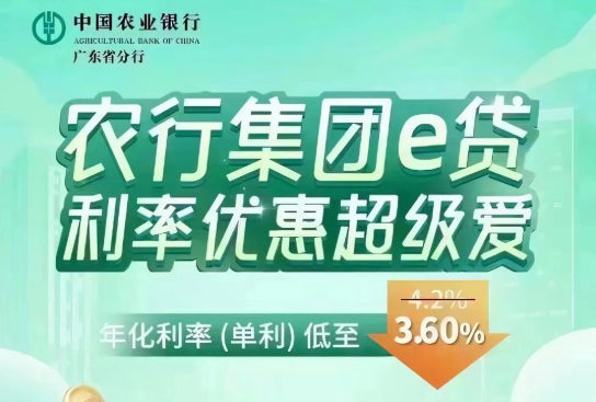 农行集团e贷额度怎么算？集团e贷和网捷贷有何区别？