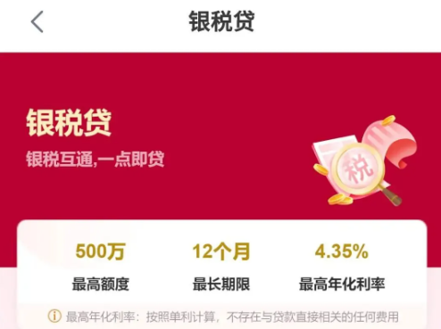 中国银行银税贷