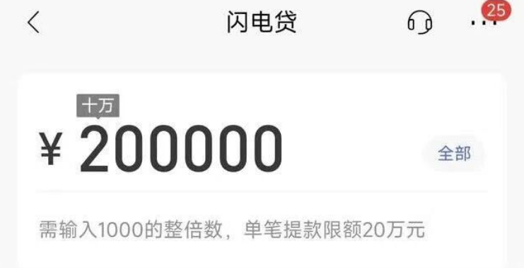 闪电贷产品优势申请条件介绍  闪电贷批款案例分享