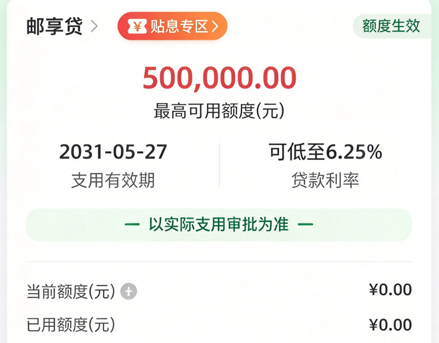 邮享贷