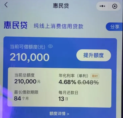 交行惠民贷