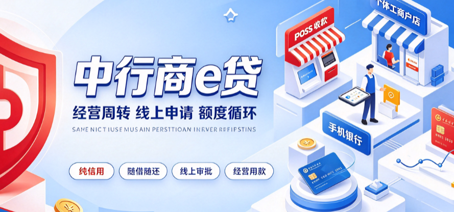 中行商e贷申请和签约流程  中行商e贷提额方法介绍