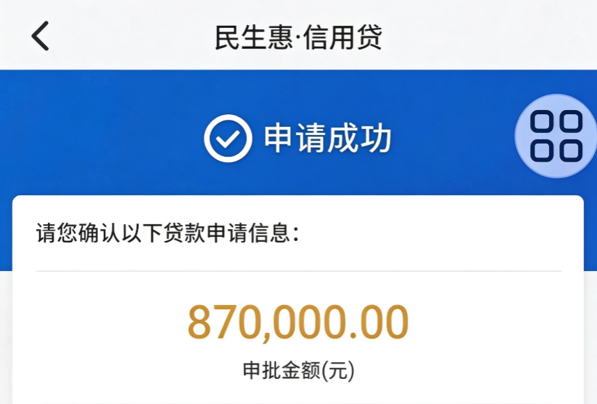 民生惠信用贷