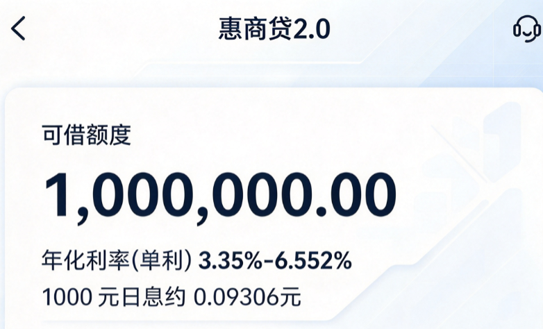 交行惠商贷有预授信为什么提不出？惠商贷多久能放款？