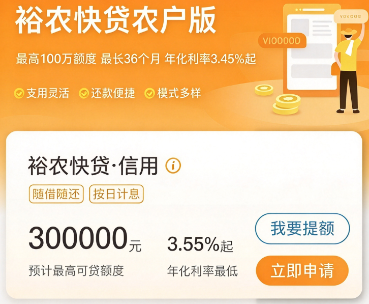 建行裕农快贷