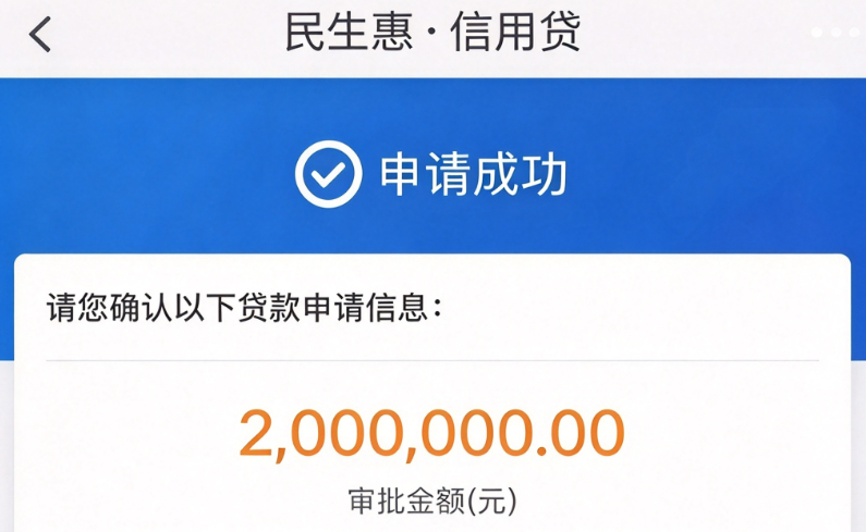民生惠信用贷